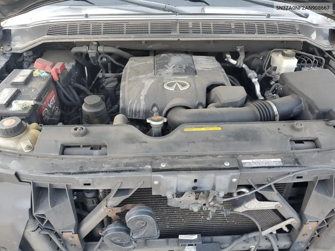 2010 Infiniti Qx56 Base VIN: 5N3ZA0NF2AN908667 Lot: 60682806