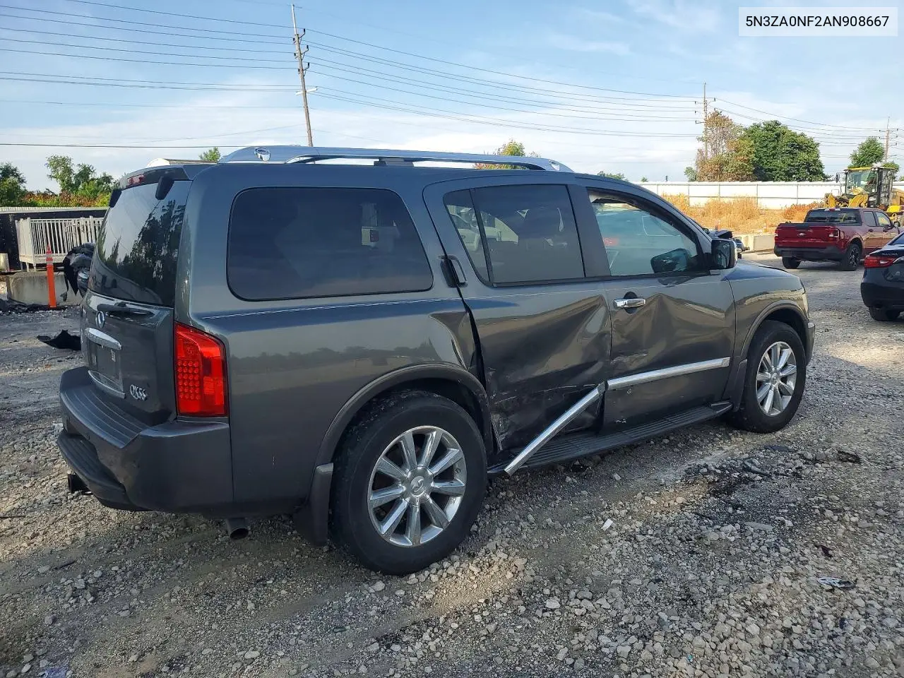 2010 Infiniti Qx56 Base VIN: 5N3ZA0NF2AN908667 Lot: 60682806