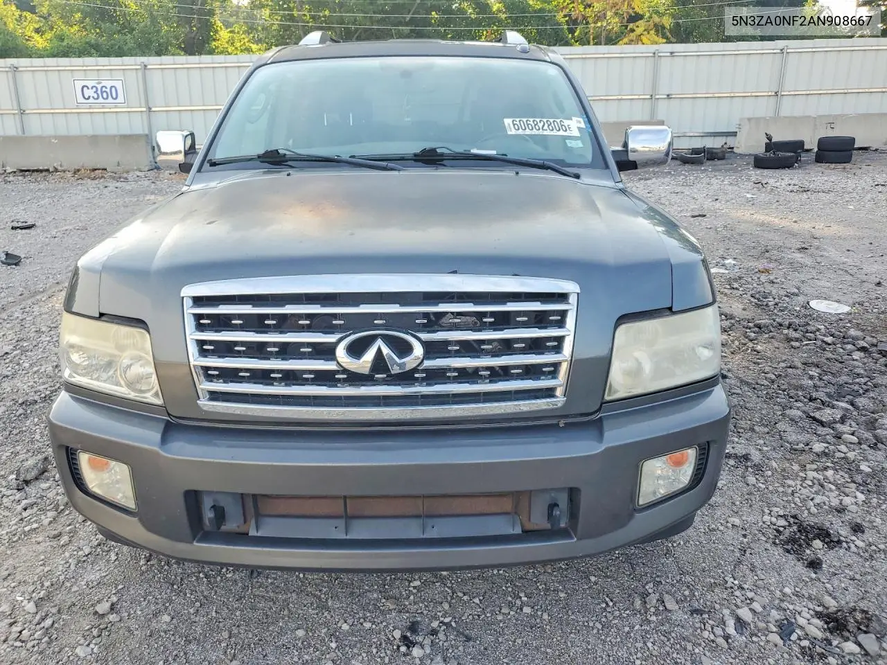 2010 Infiniti Qx56 Base VIN: 5N3ZA0NF2AN908667 Lot: 60682806