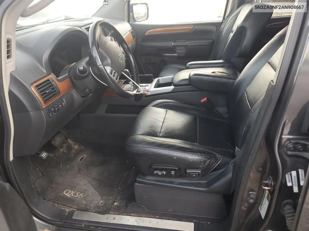 2010 Infiniti Qx56 Base VIN: 5N3ZA0NF2AN908667 Lot: 60682806