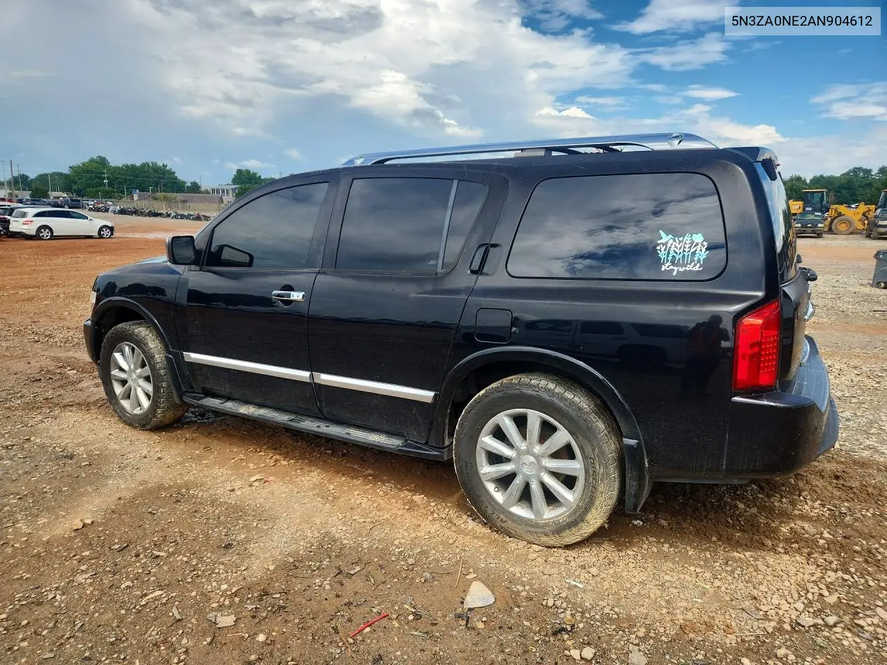 2010 Infiniti Qx56 Base VIN: 5N3ZA0NE2AN904612 Lot: 61155756