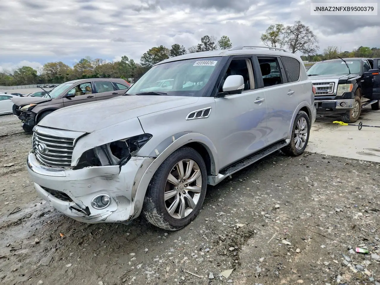 2011 Infiniti Qx56 Base VIN: JN8AZ2NFXB9500379 Lot: 45598826