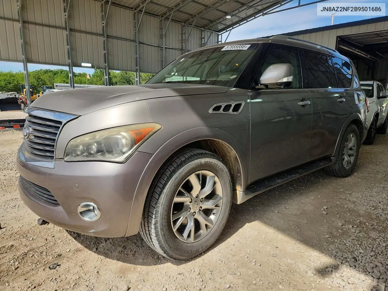 2011 Infiniti Qx56 Base VIN: JN8AZ2NF2B9501686 Lot: 57855886
