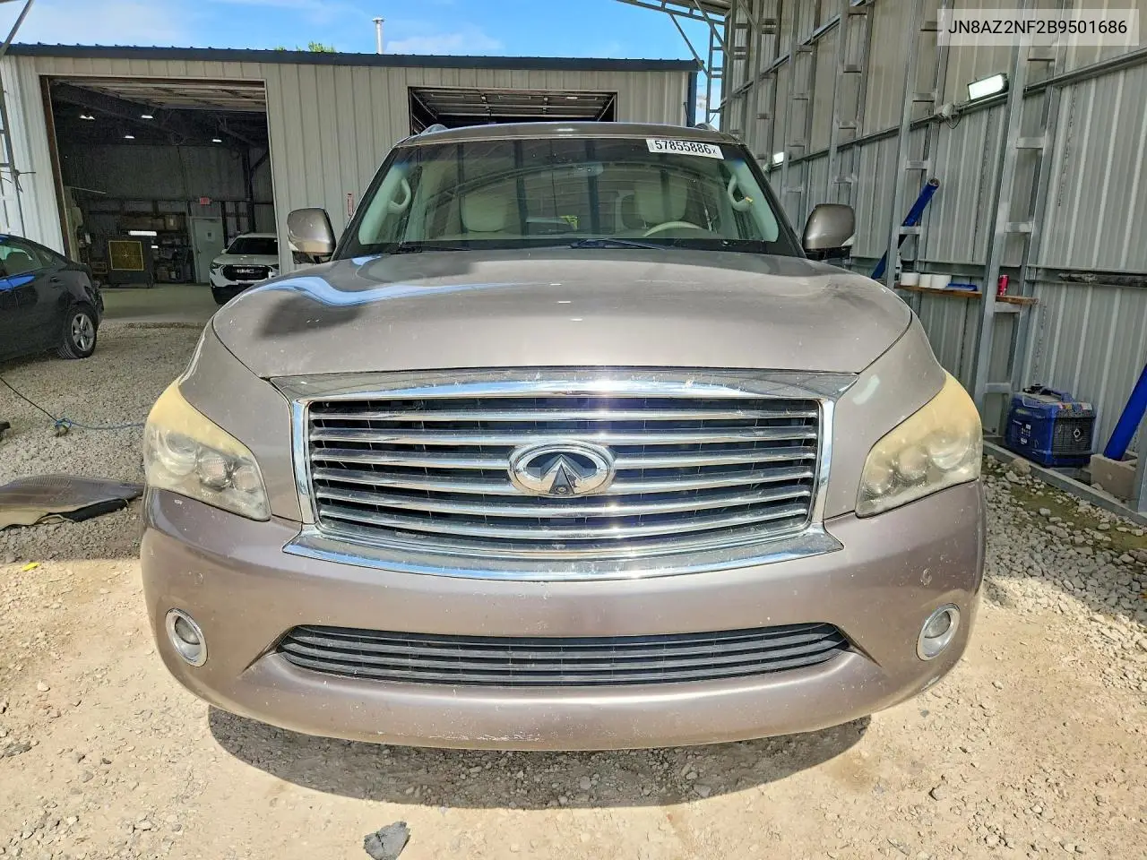 2011 Infiniti Qx56 Base VIN: JN8AZ2NF2B9501686 Lot: 57855886