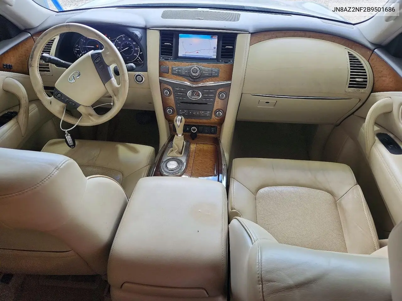 2011 Infiniti Qx56 Base VIN: JN8AZ2NF2B9501686 Lot: 57855886