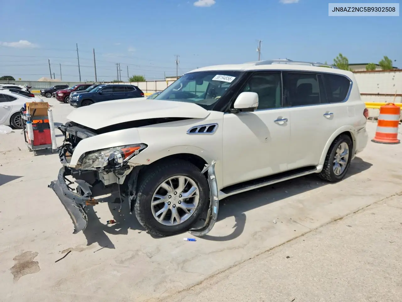2011 Infiniti Qx56 Base VIN: JN8AZ2NC5B9302508 Lot: 58194856