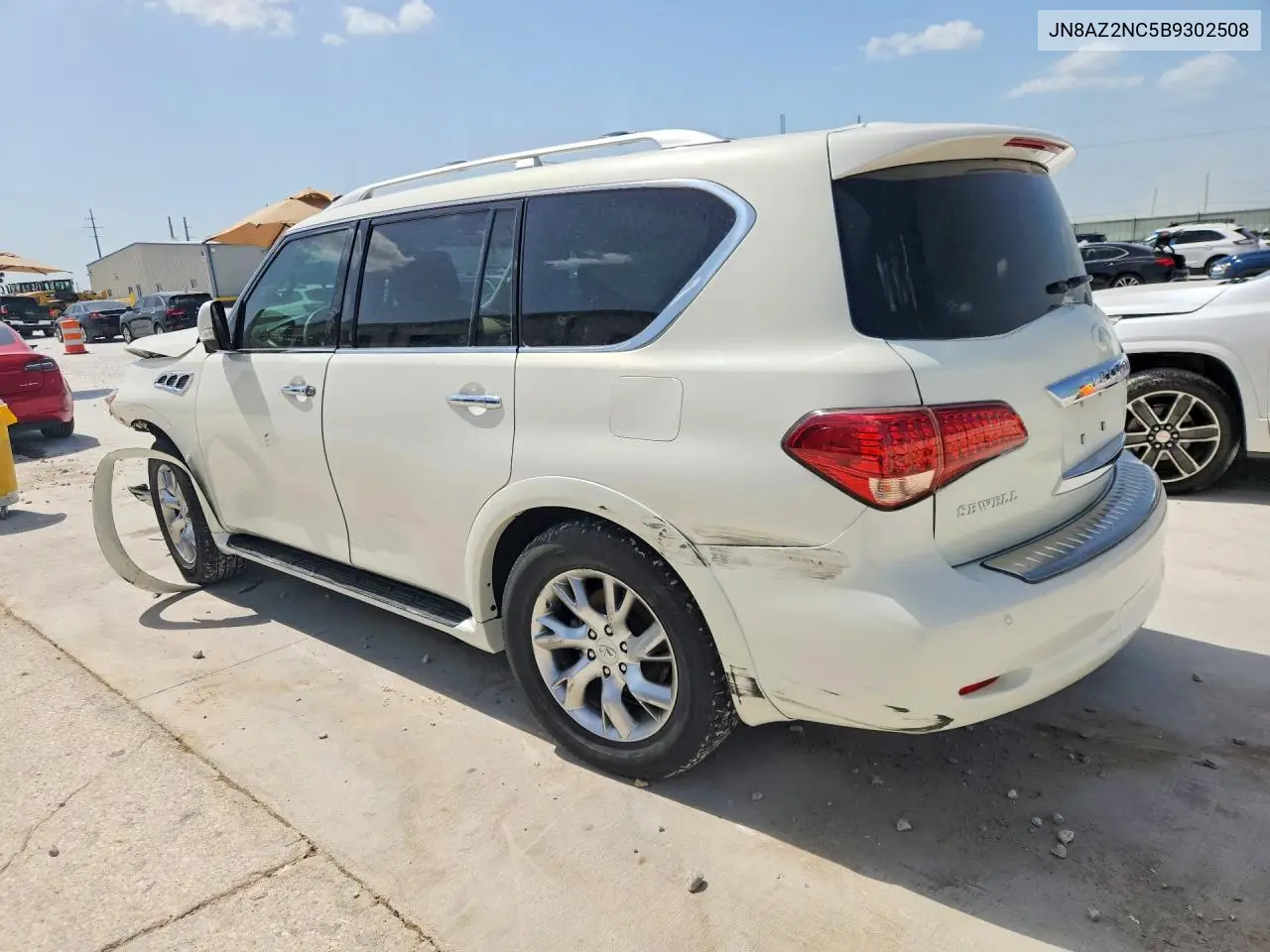 2011 Infiniti Qx56 Base VIN: JN8AZ2NC5B9302508 Lot: 58194856