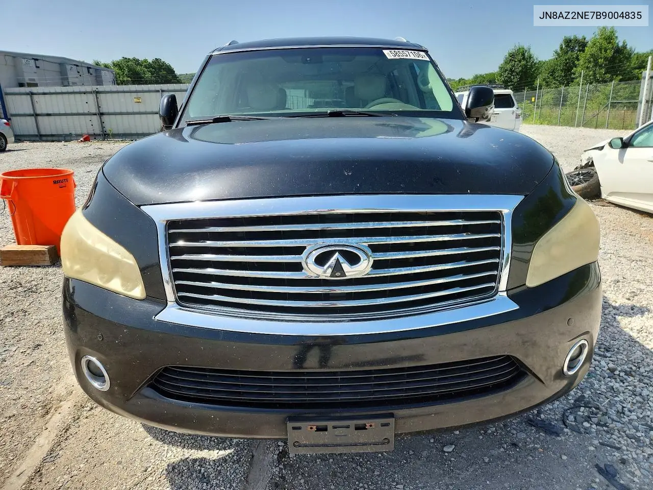 2011 Infiniti Qx56 Base VIN: JN8AZ2NE7B9004835 Lot: 58557106