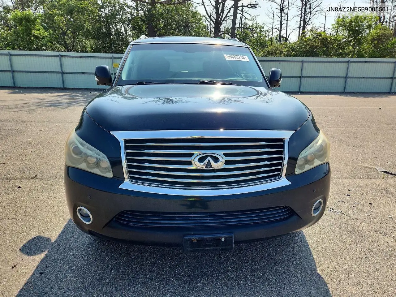 2011 Infiniti Qx56 Base VIN: JN8AZ2NE5B9005501 Lot: 59553746