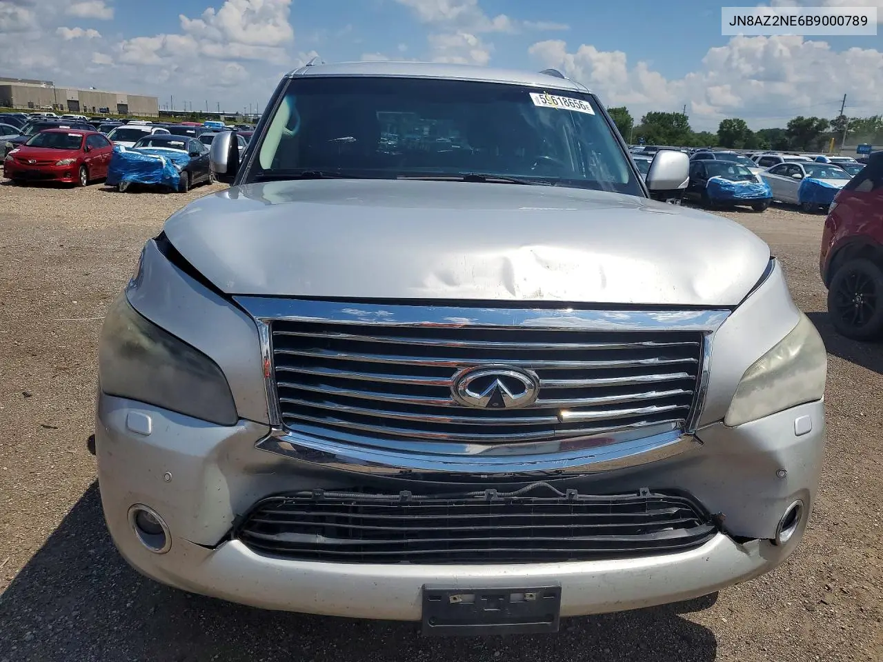 2011 Infiniti Qx56 Base VIN: JN8AZ2NE6B9000789 Lot: 59618656
