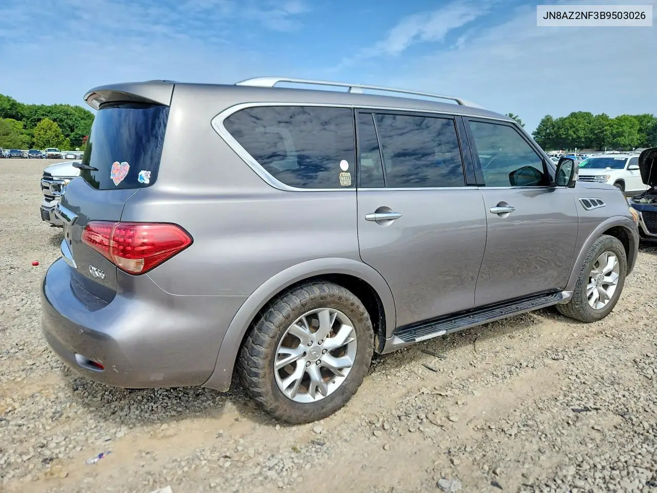2011 Infiniti Qx56 Base VIN: JN8AZ2NF3B9503026 Lot: 60997786