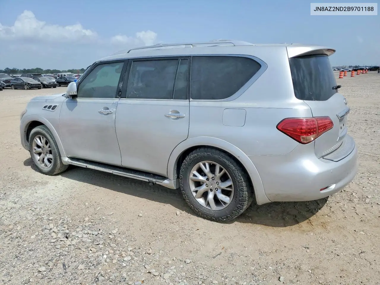 2011 Infiniti Qx56 Base VIN: JN8AZ2ND2B9701188 Lot: 97685415