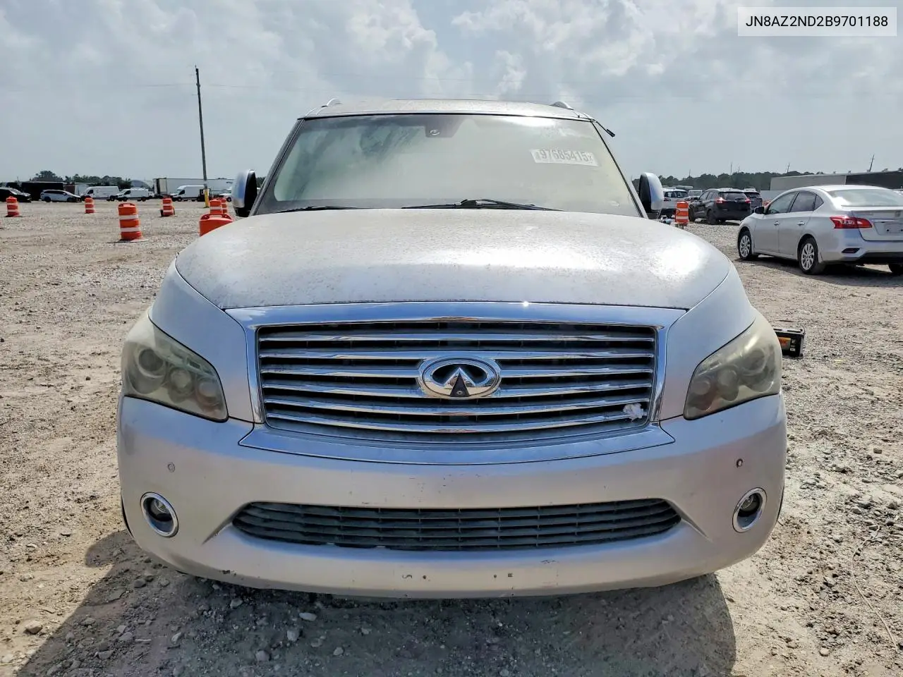 2011 Infiniti Qx56 Base VIN: JN8AZ2ND2B9701188 Lot: 97685415