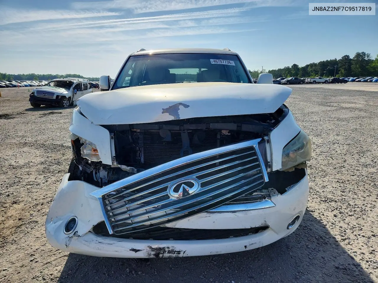 2012 Infiniti Qx56 Base VIN: JN8AZ2NF7C9517819 Lot: 46707736