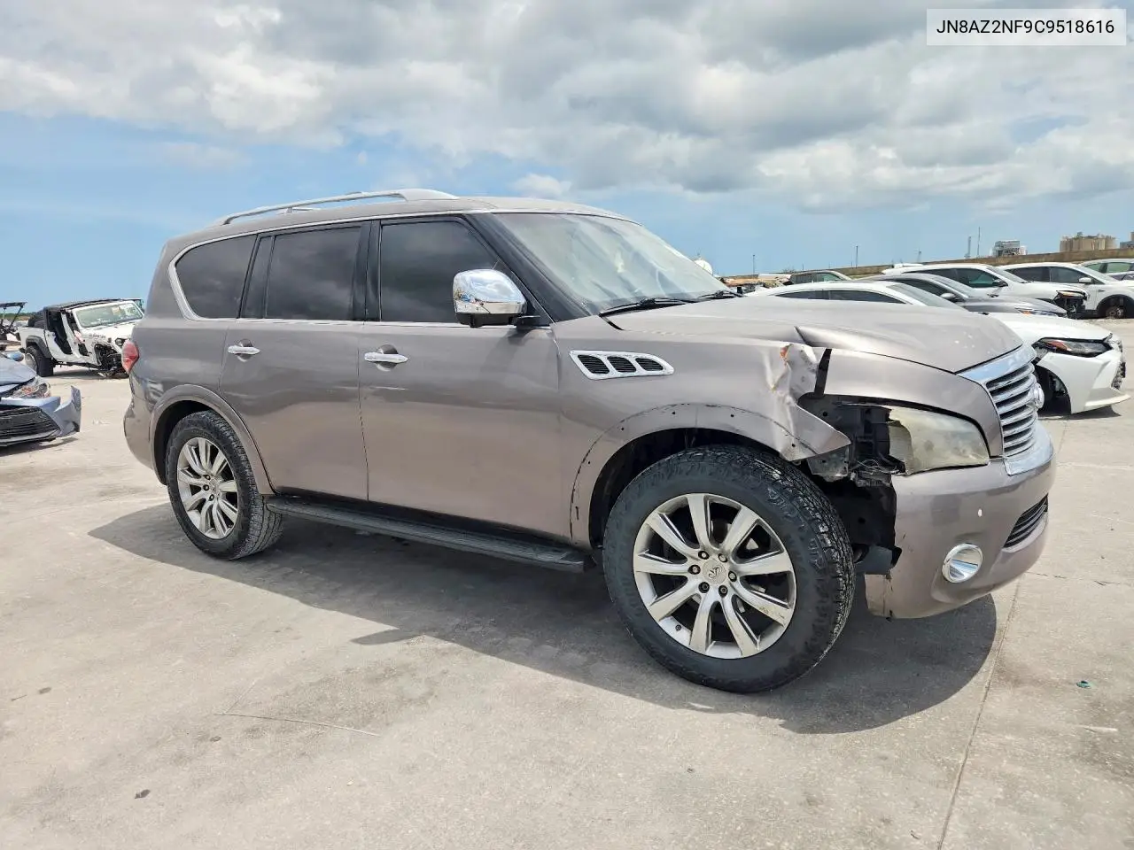 2012 Infiniti Qx56 Base VIN: JN8AZ2NF9C9518616 Lot: 50132676