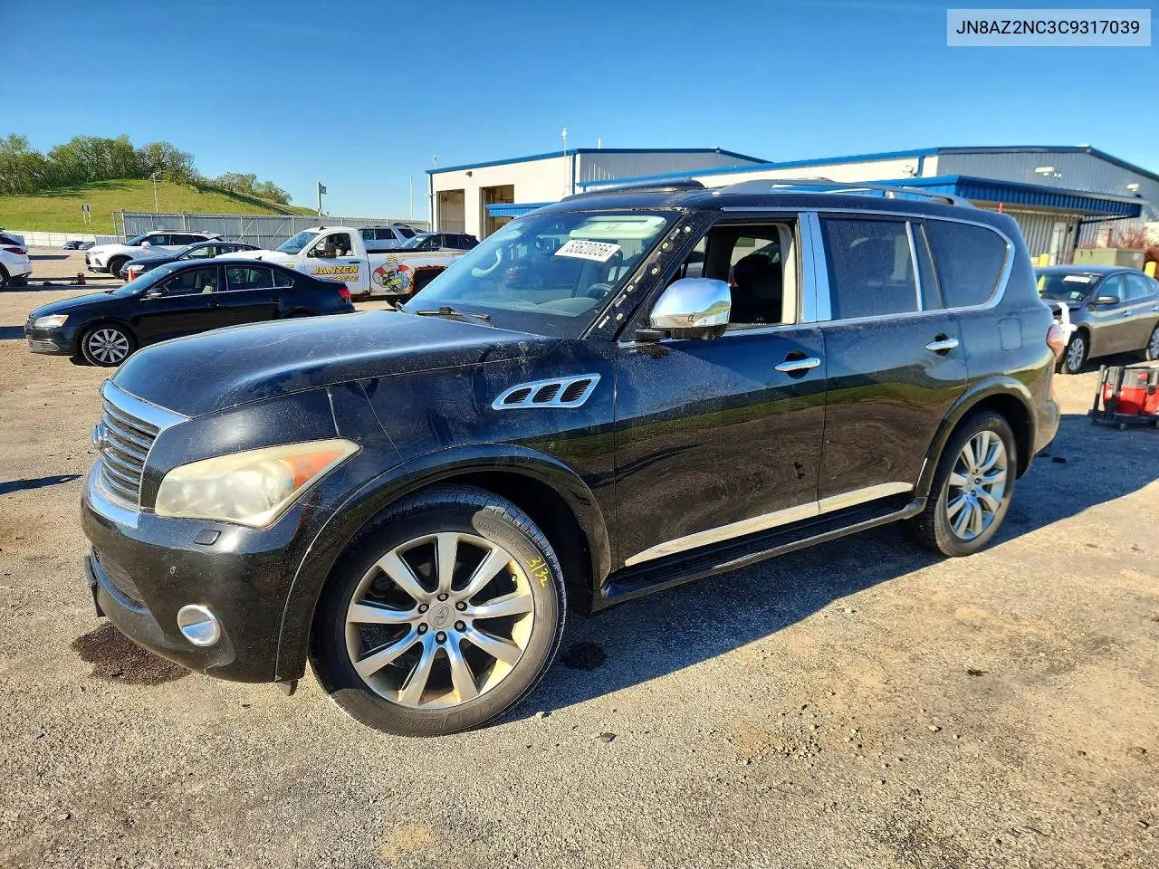 2012 Infiniti Qx56 Base VIN: JN8AZ2NC3C9317039 Lot: 53620056