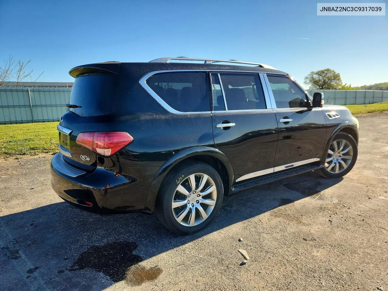 2012 Infiniti Qx56 Base VIN: JN8AZ2NC3C9317039 Lot: 53620056