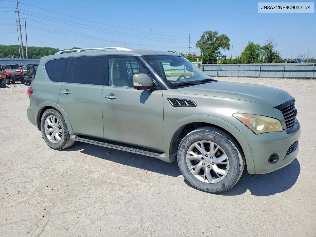 2012 Infiniti Qx56 Base VIN: JN8AZ2NE8C9017174 Lot: 53984126