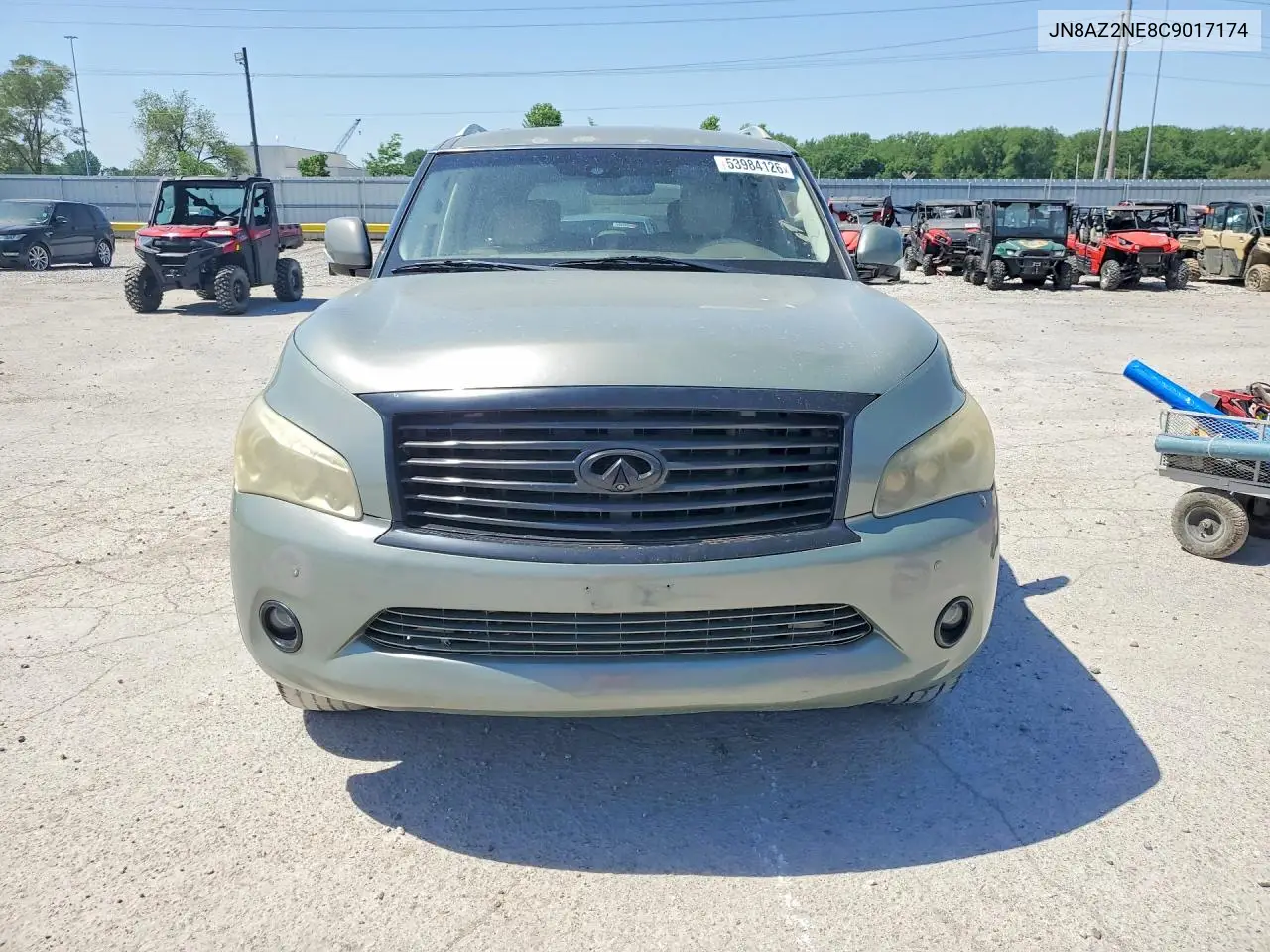 2012 Infiniti Qx56 Base VIN: JN8AZ2NE8C9017174 Lot: 53984126