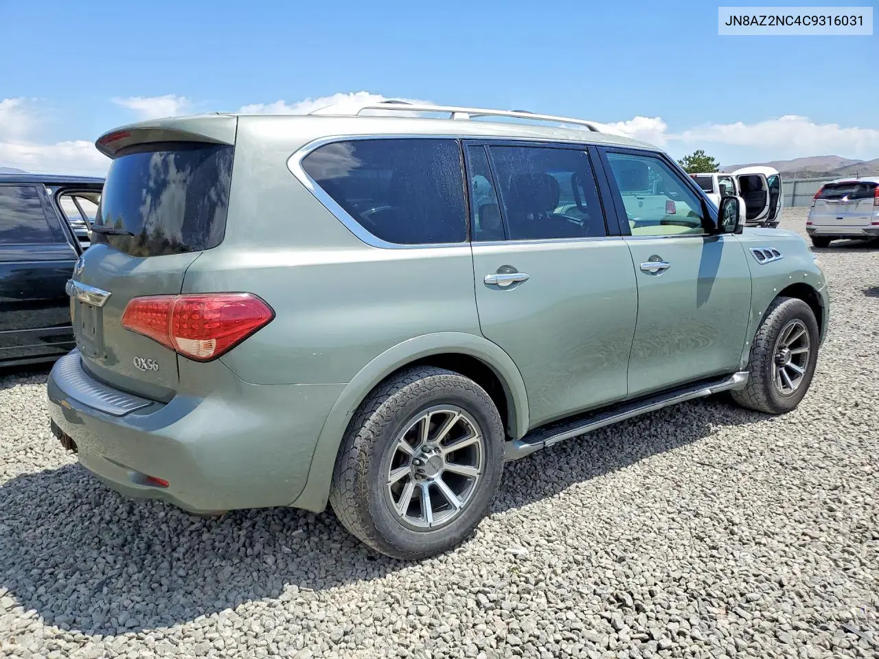 2012 Infiniti Qx56 Base VIN: JN8AZ2NC4C9316031 Lot: 57033216