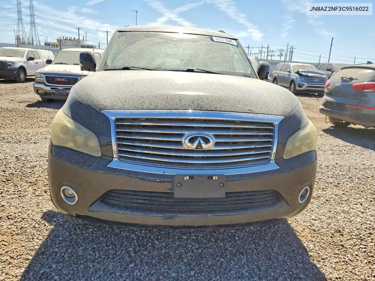 2012 Infiniti Qx56 Base VIN: JN8AZ2NF3C9516022 Lot: 57271646