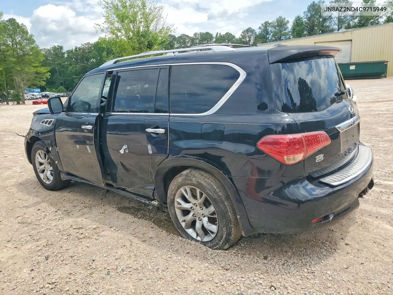 2012 Infiniti Qx56 Base VIN: JN8AZ2ND4C9715949 Lot: 59222656