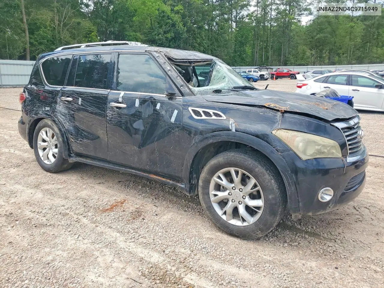 2012 Infiniti Qx56 Base VIN: JN8AZ2ND4C9715949 Lot: 59222656