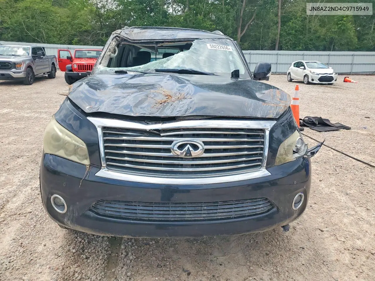 2012 Infiniti Qx56 Base VIN: JN8AZ2ND4C9715949 Lot: 59222656