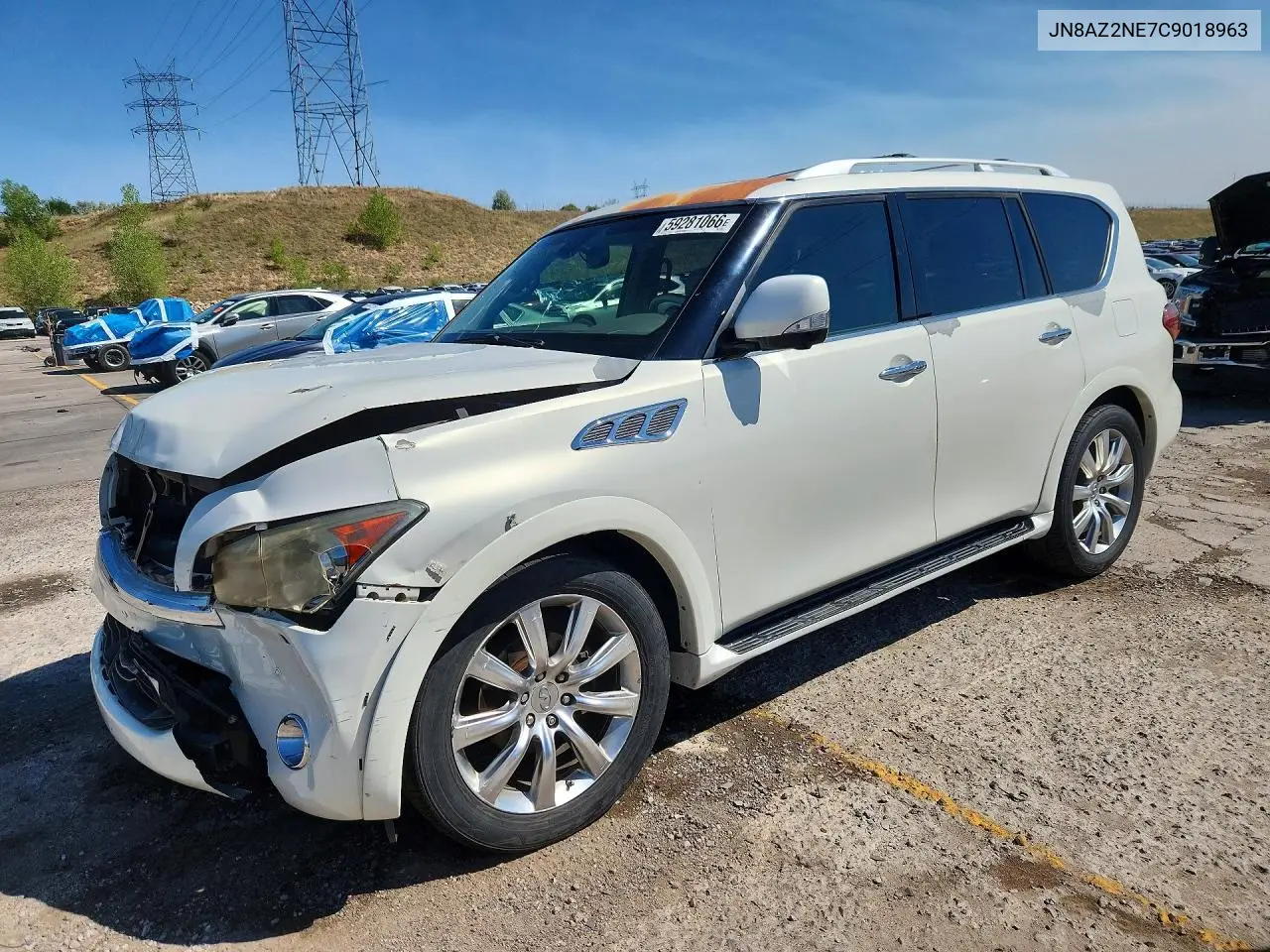 2012 Infiniti Qx56 Base VIN: JN8AZ2NE7C9018963 Lot: 59281066