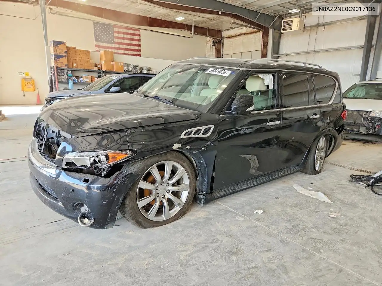 2012 Infiniti Qx56 Base VIN: JN8AZ2NE0C9017136 Lot: 59349836