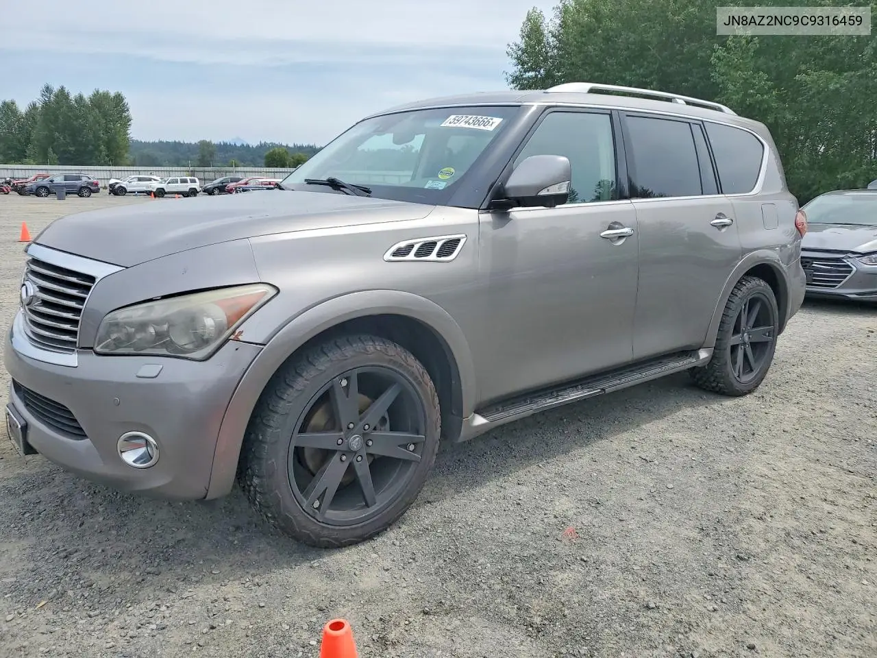 2012 Infiniti Qx56 Base VIN: JN8AZ2NC9C9316459 Lot: 59743666