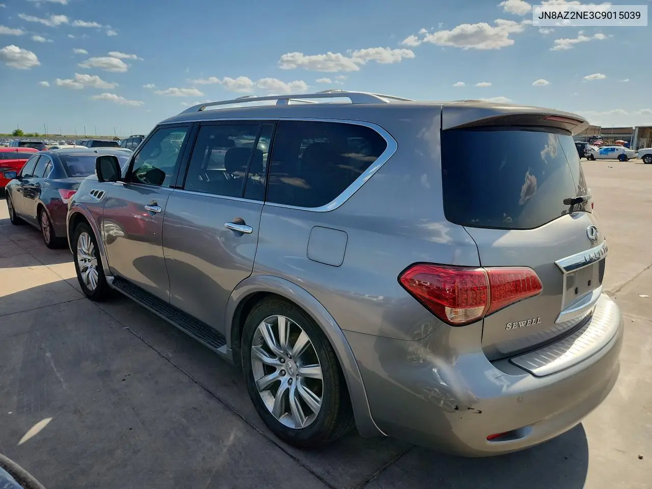 2012 Infiniti Qx56 Base VIN: JN8AZ2NE3C9015039 Lot: 60126926