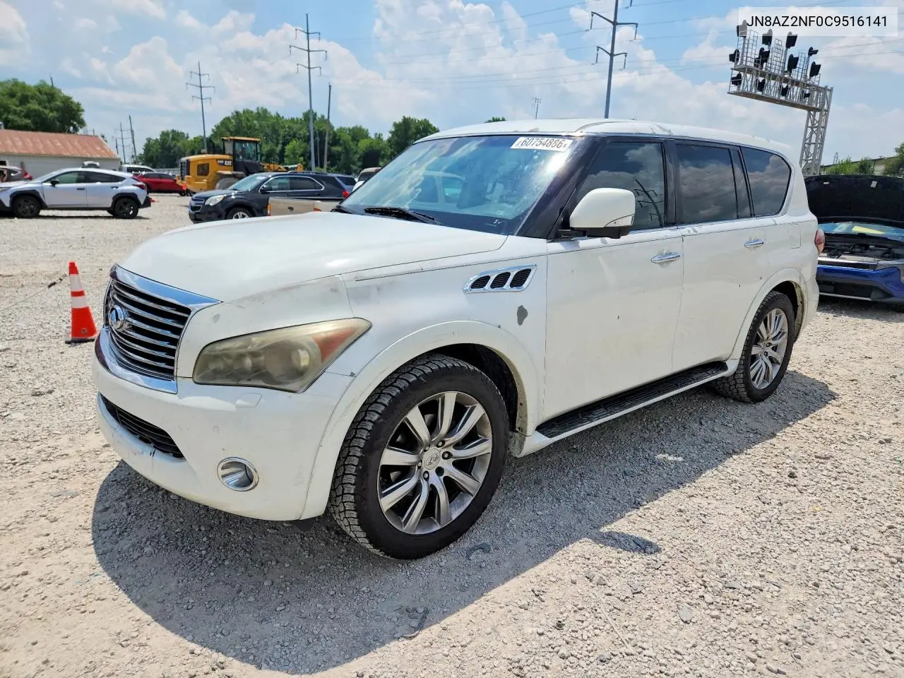 2012 Infiniti Qx56 Base VIN: JN8AZ2NF0C9516141 Lot: 60754886