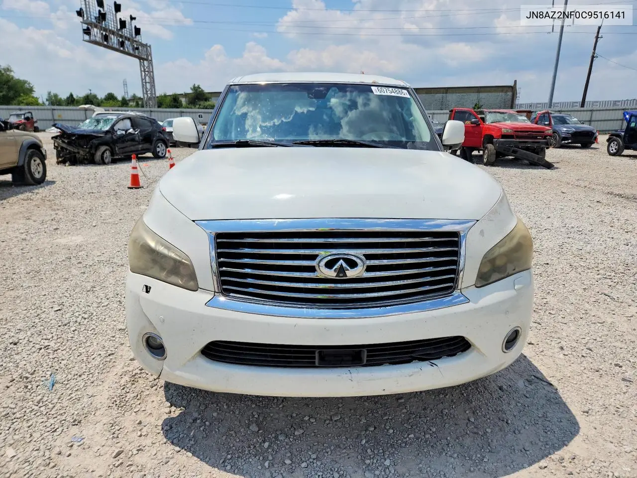 2012 Infiniti Qx56 Base VIN: JN8AZ2NF0C9516141 Lot: 60754886