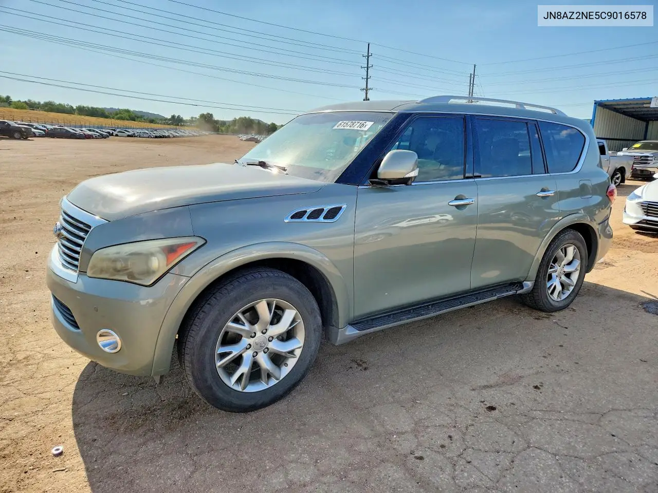 2012 Infiniti Qx56 Base VIN: JN8AZ2NE5C9016578 Lot: 61578716