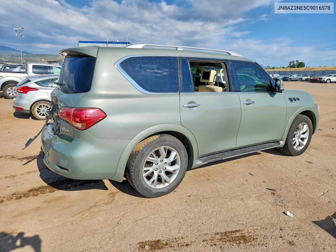 2012 Infiniti Qx56 Base VIN: JN8AZ2NE5C9016578 Lot: 61578716