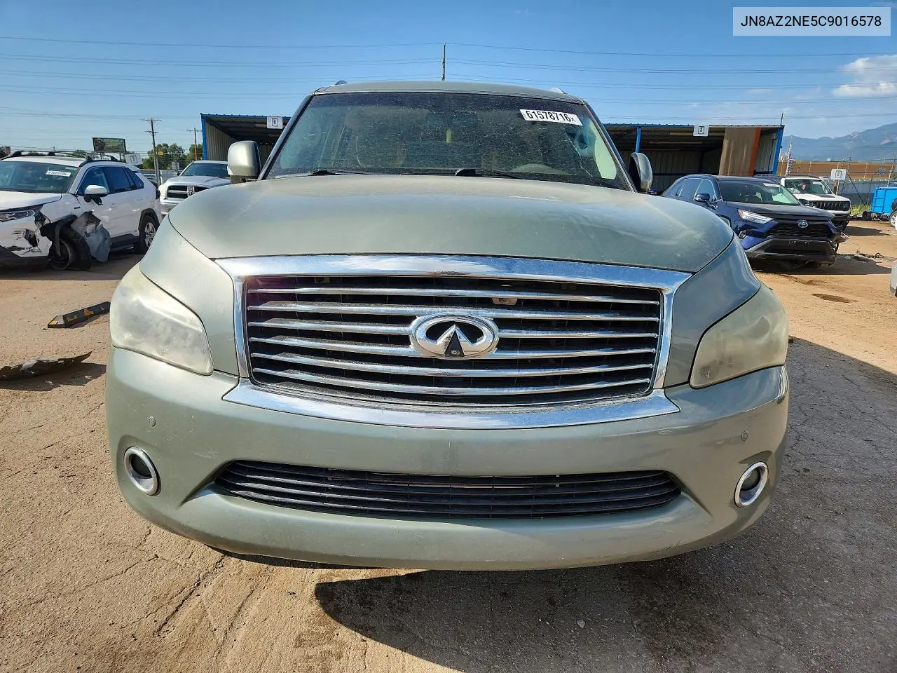 2012 Infiniti Qx56 Base VIN: JN8AZ2NE5C9016578 Lot: 61578716