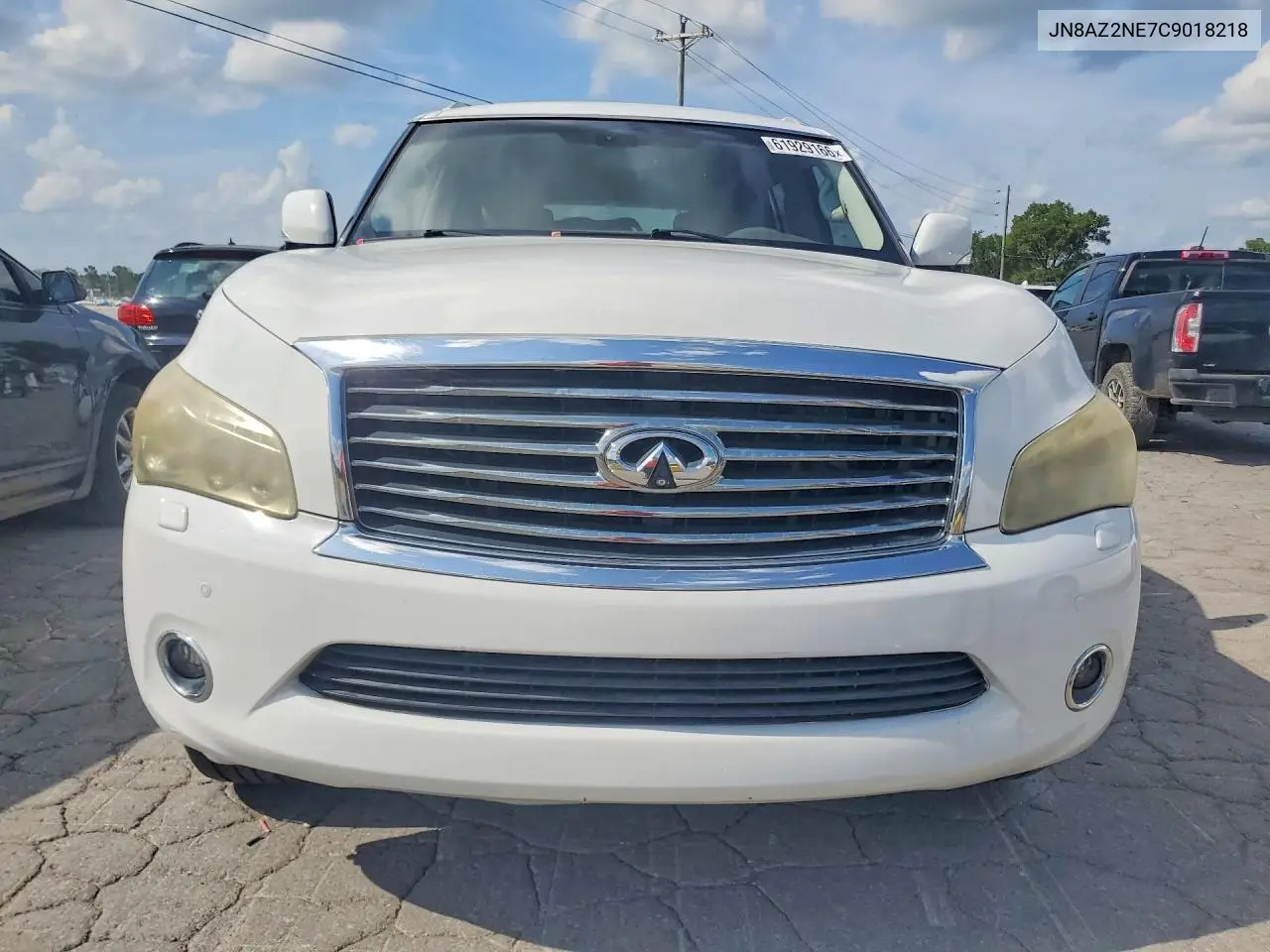 2012 Infiniti Qx56 Base VIN: JN8AZ2NE7C9018218 Lot: 61929166