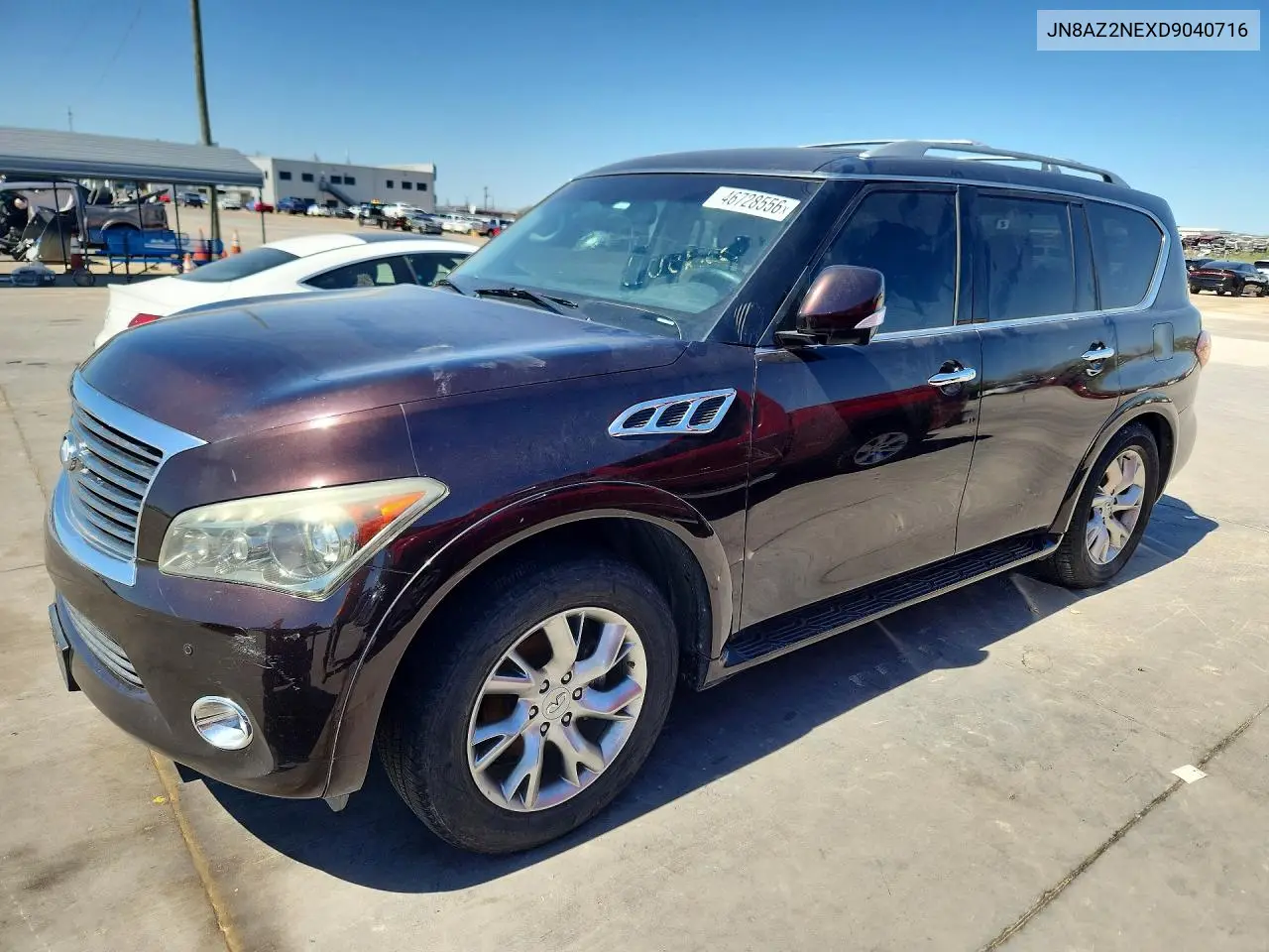 2013 Infiniti Qx56 Base VIN: JN8AZ2NEXD9040716 Lot: 46728556
