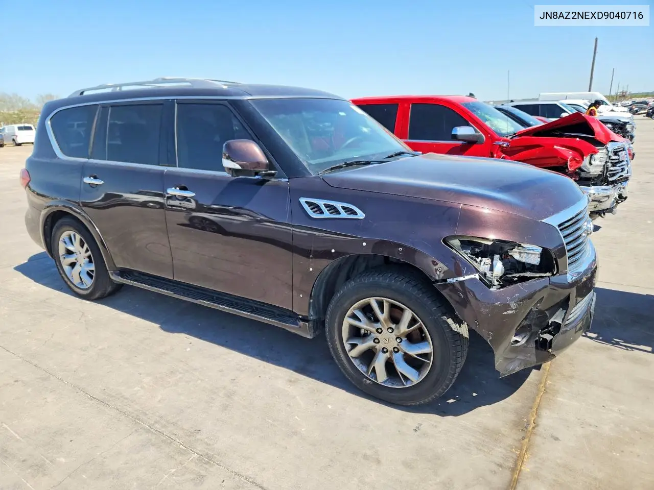 2013 Infiniti Qx56 Base VIN: JN8AZ2NEXD9040716 Lot: 46728556