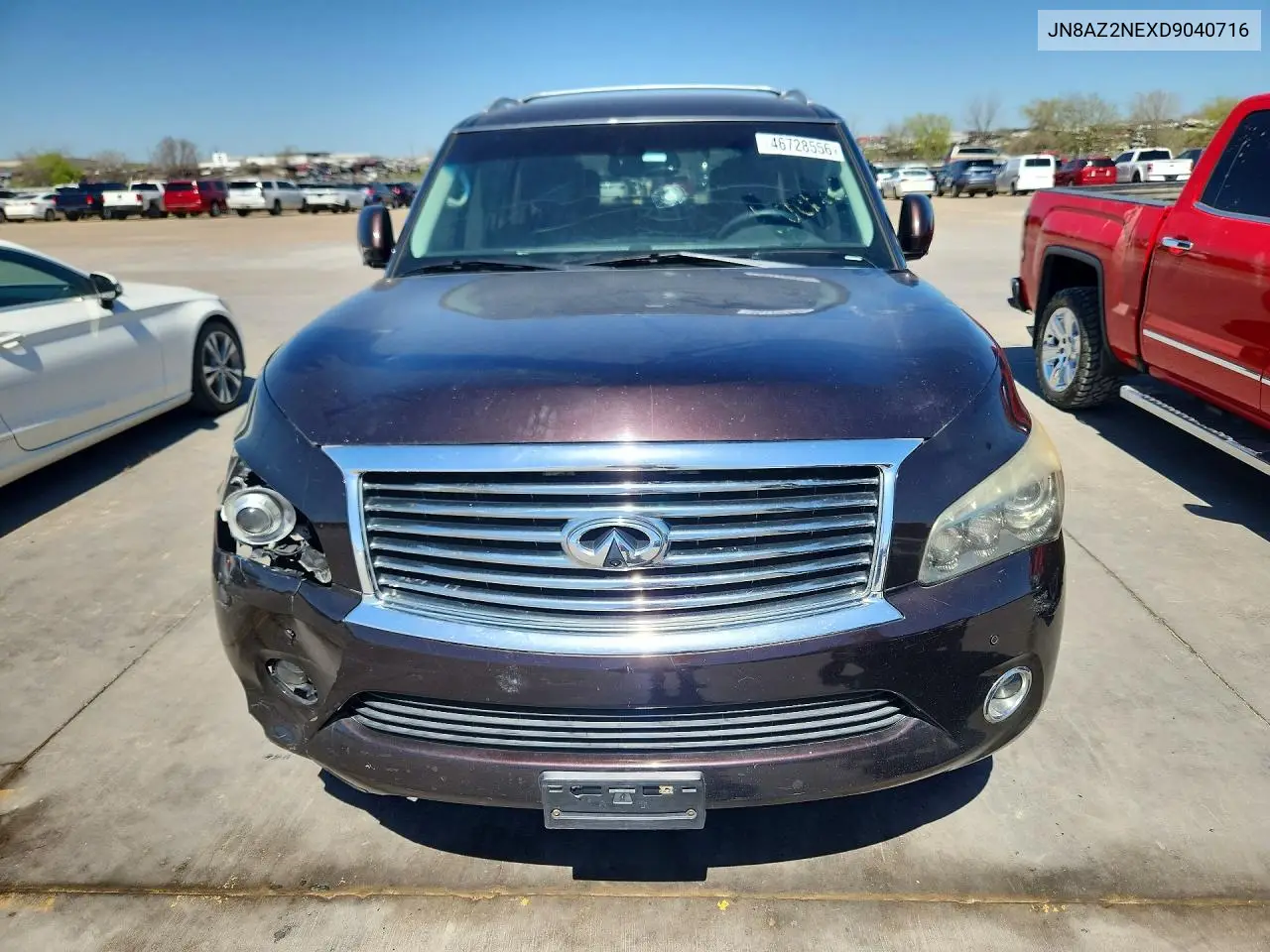 2013 Infiniti Qx56 Base VIN: JN8AZ2NEXD9040716 Lot: 46728556