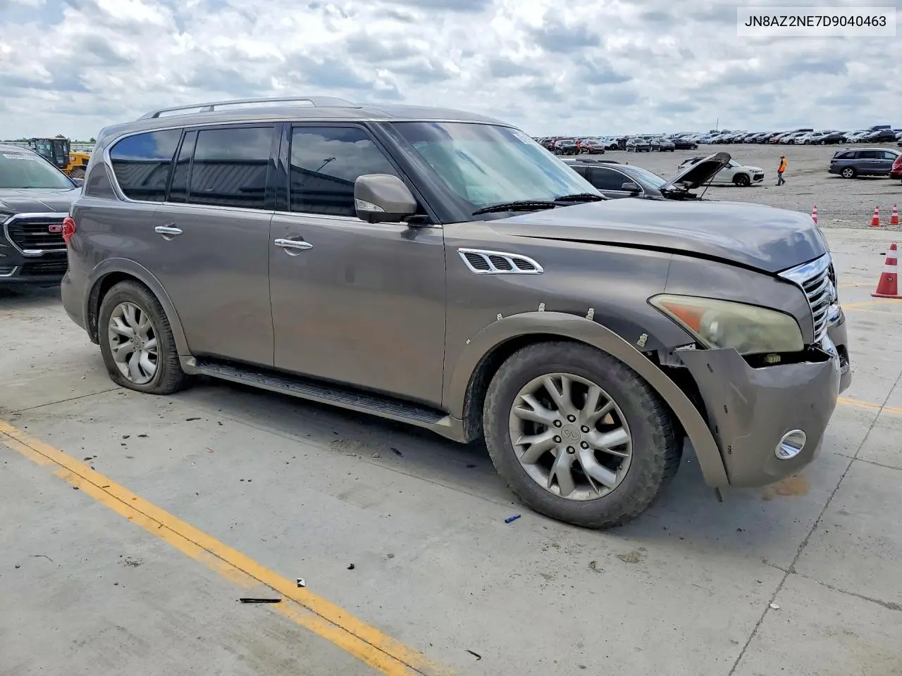 2013 Infiniti Qx56 Base VIN: JN8AZ2NE7D9040463 Lot: 57157606
