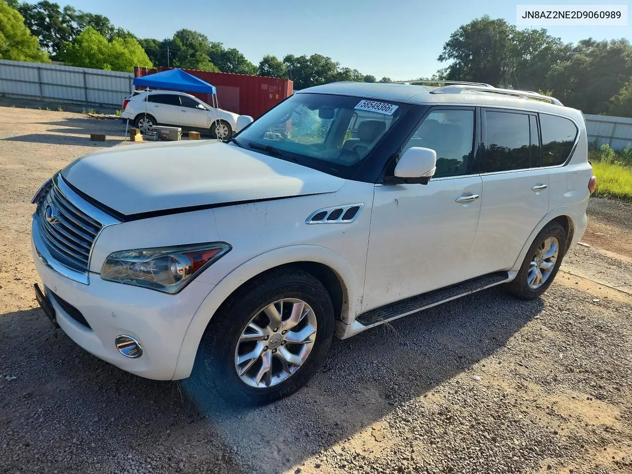 2013 Infiniti Qx56 Base VIN: JN8AZ2NE2D9060989 Lot: 58549366
