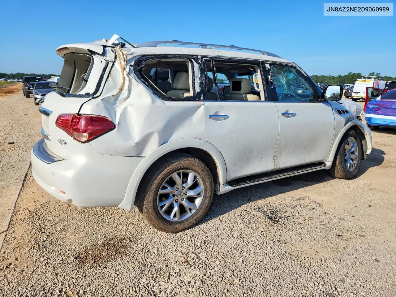 2013 Infiniti Qx56 Base VIN: JN8AZ2NE2D9060989 Lot: 58549366