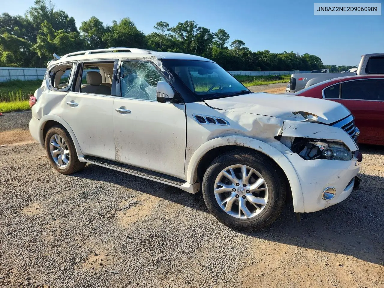 2013 Infiniti Qx56 Base VIN: JN8AZ2NE2D9060989 Lot: 58549366
