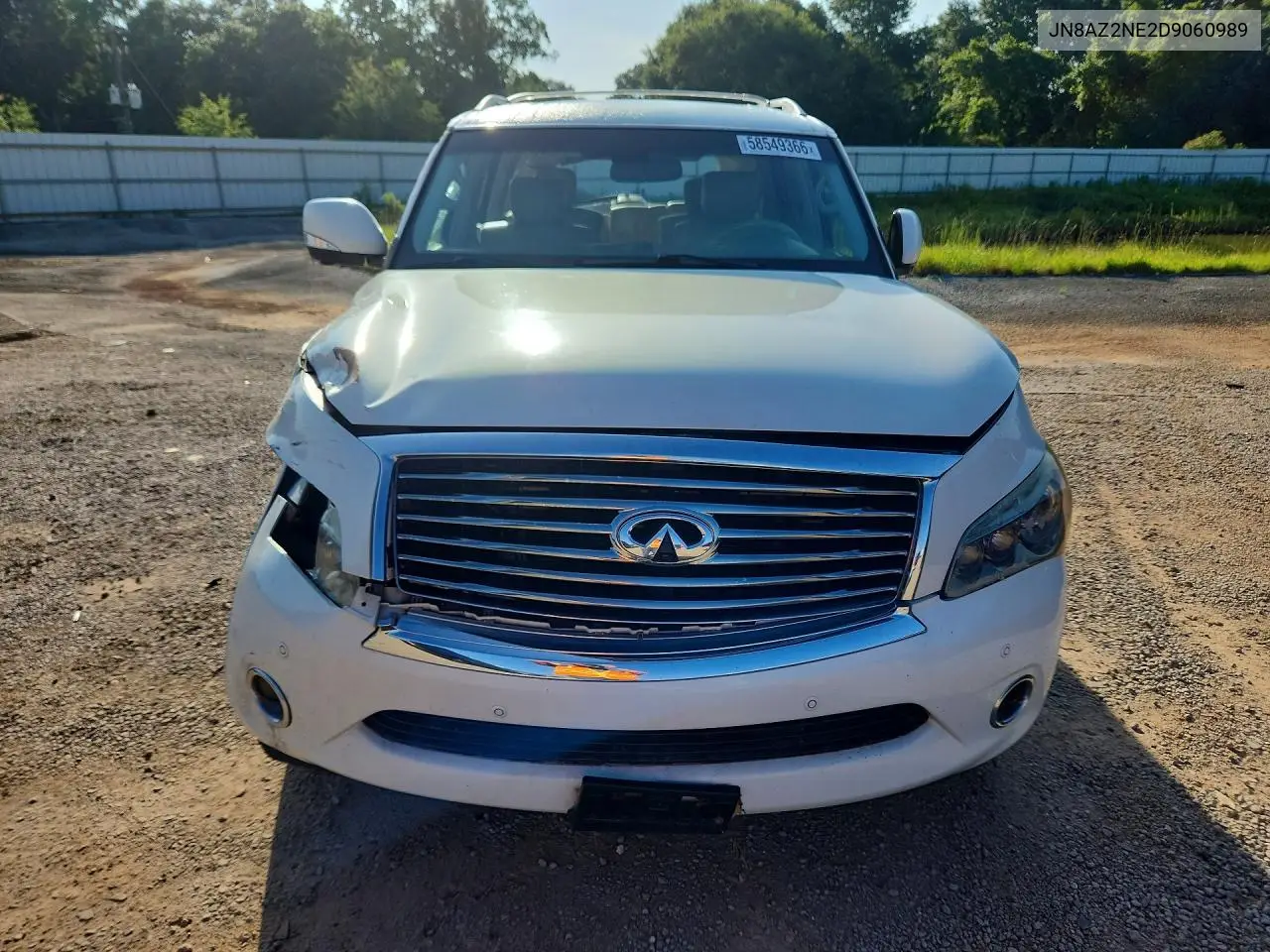 2013 Infiniti Qx56 Base VIN: JN8AZ2NE2D9060989 Lot: 58549366