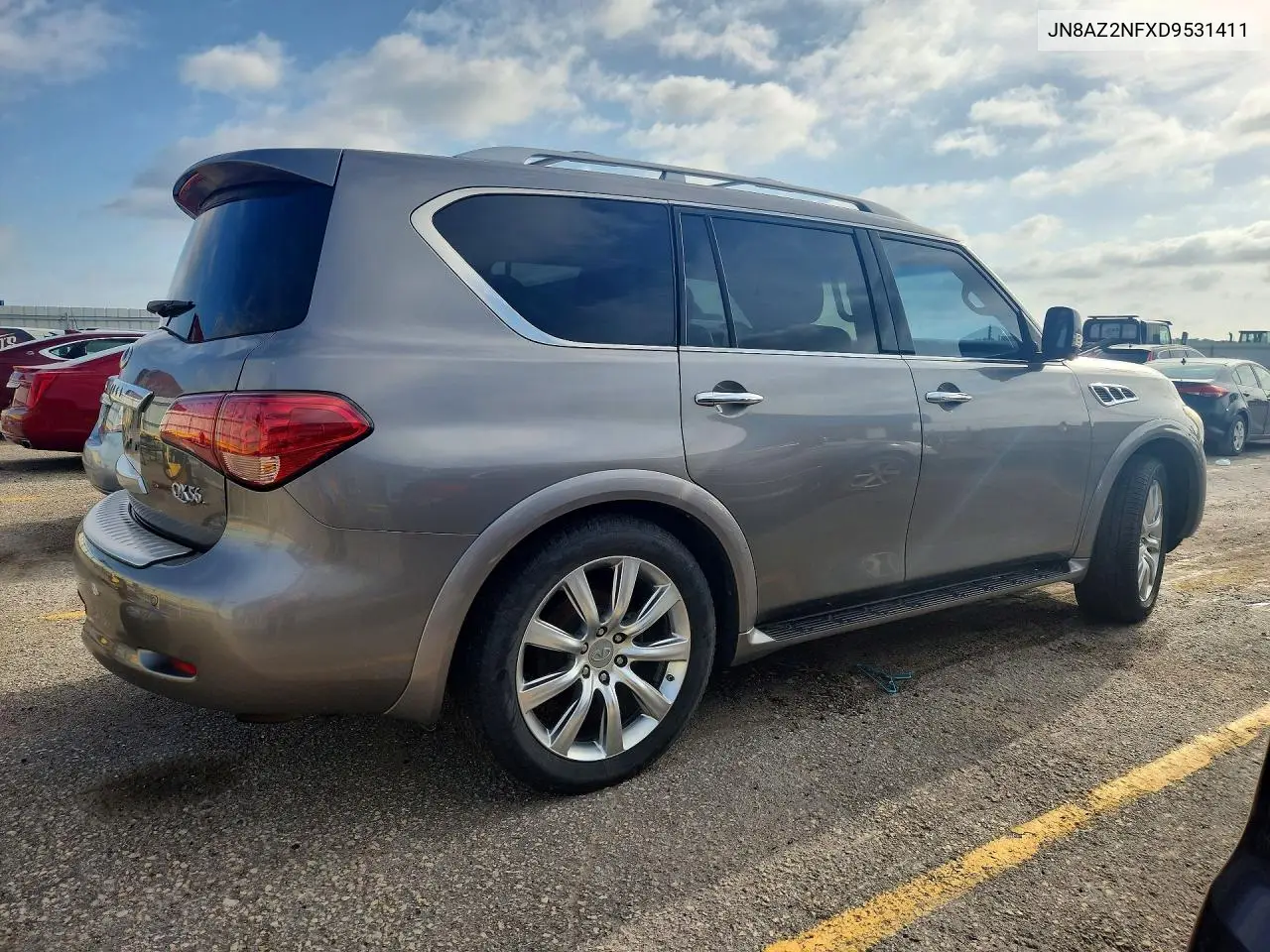 2013 Infiniti Qx56 VIN: JN8AZ2NFXD9531411 Lot: 58991076