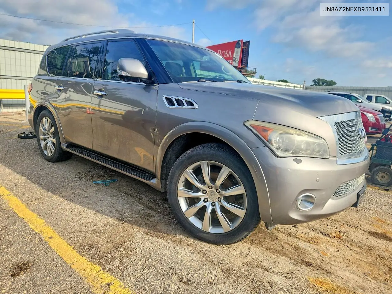 2013 Infiniti Qx56 VIN: JN8AZ2NFXD9531411 Lot: 58991076