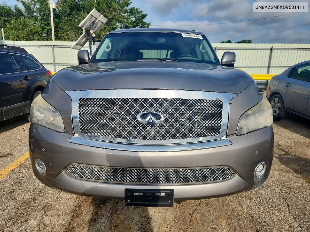 2013 Infiniti Qx56 VIN: JN8AZ2NFXD9531411 Lot: 58991076