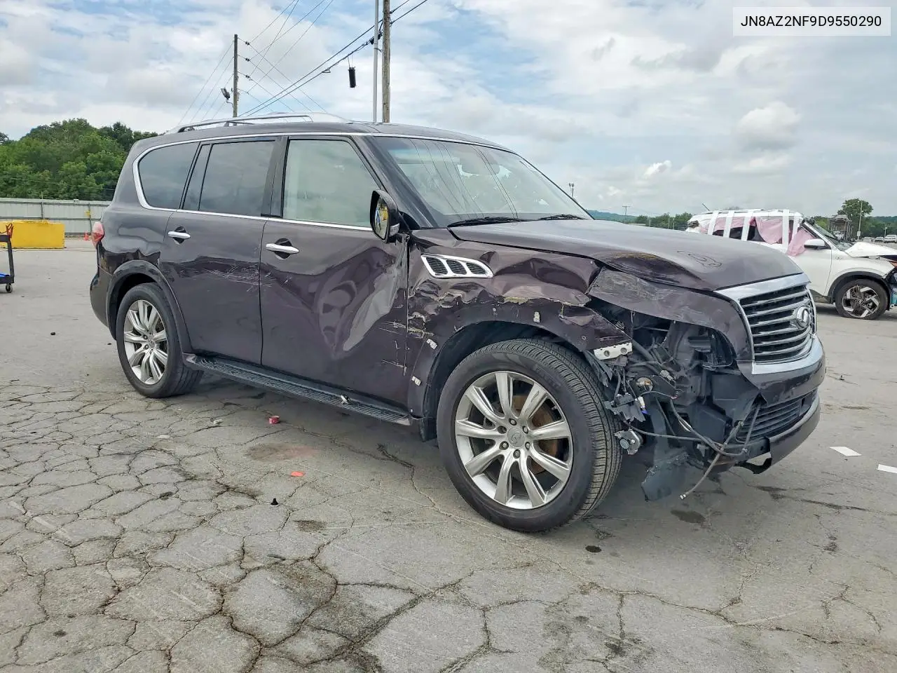 2013 Infiniti Qx56 VIN: JN8AZ2NF9D9550290 Lot: 59984666